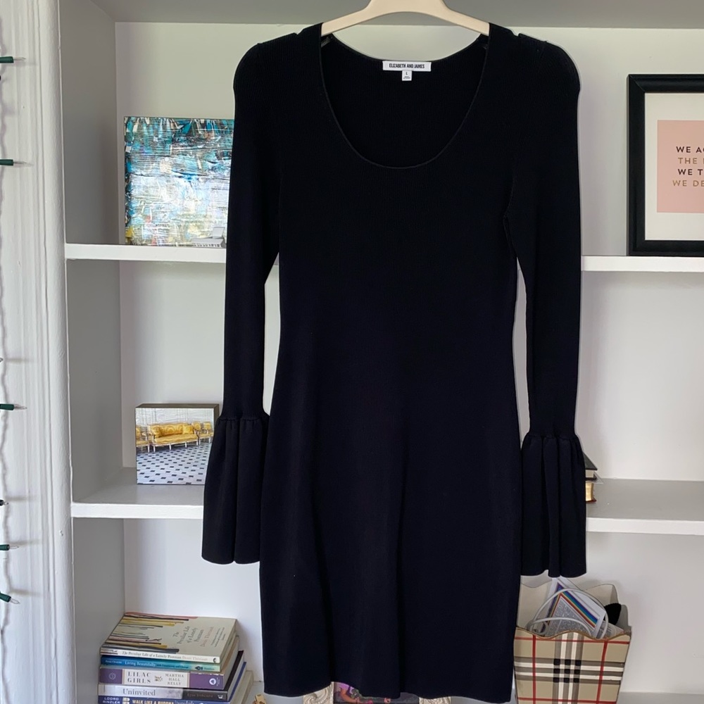 Elizabeth and James black dress